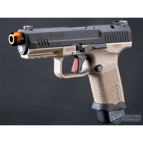 Canik TP9 Elite Combat Airsoft Pistol | Licensed Replica, Tan Two-Tone canik tp9 elite combat airsoft 0 1753372378 - SIMPLEAIRSOFTT
