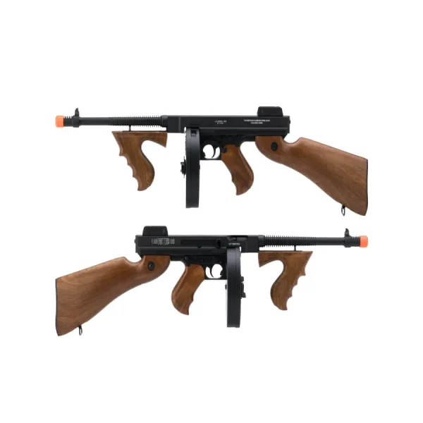 Cybergun Airsoft Thompson AEG Rifle - Wood Stock Chicago Typewriter cybergun airsoft thompson aeg 0 1753372281 - SIMPLEAIRSOFTT