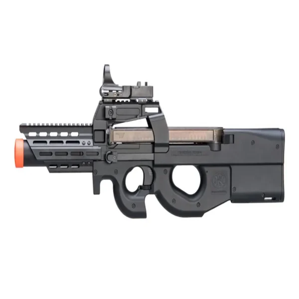 FN Herstal P90 RIS Airsoft AEG Gun - Licensed with Mock Silencer fn herstal p90 ris airsoft aeg 0 1753371829 - SIMPLEAIRSOFTT