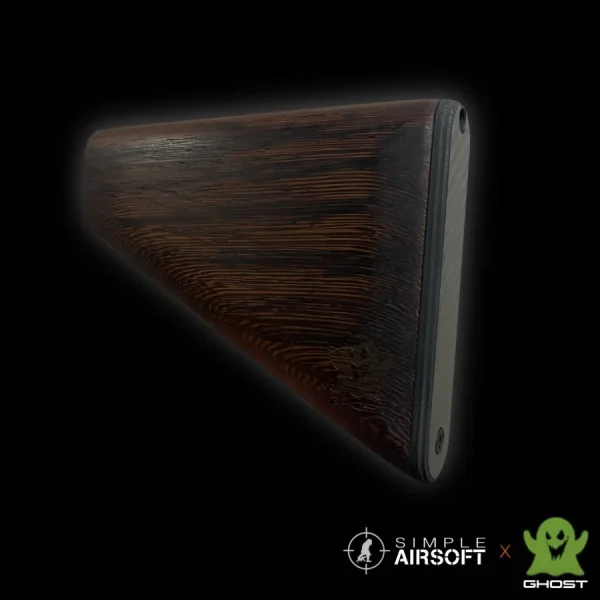 Ghost M4 AEG Stubby Stock - Exotic Wenge Wood & CF ghost m4 aeg stubby stock exot 0 1753372460 - SIMPLEAIRSOFTT