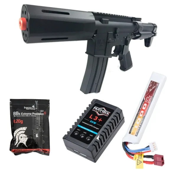 Krytac Full Metal Alpha SDP Airsoft AEG Rifle Black Combo Set krytac full metal alpha sdp ai 0 1753372459 - SIMPLEAIRSOFTT