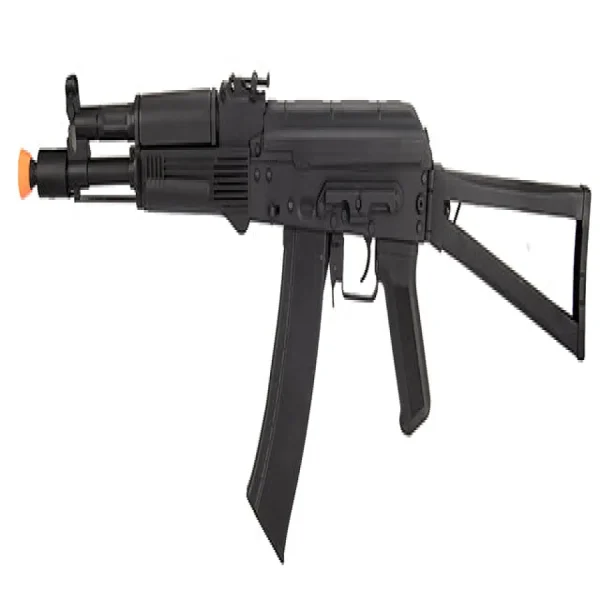 Lancer Tactical AKS-105 Black AEG Airsoft Rifle - Foldable Stock lancer tactical aks 105 black 0 1753371997 - SIMPLEAIRSOFTT