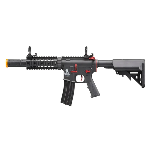 Lancer Tactical Upg M4 SD Carbine AEG Airsoft Rifle - Red Accents lancer tactical upg m4 sd carb 0 1753372268 - SIMPLEAIRSOFTT