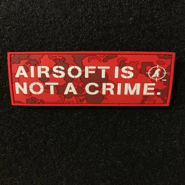 Legal Airsoft Patch - Bold 'Not A Crime' Statement Design legal airsoft patch bold not a 0 1753371678 - SIMPLEAIRSOFTT