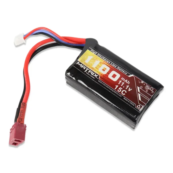 Matrix 11.1V 1100mAh 15C PEQ Airsoft LiPo Battery - High Power matrix 111v 1100mah 15c peq ai 0 1753371695 - SIMPLEAIRSOFTT