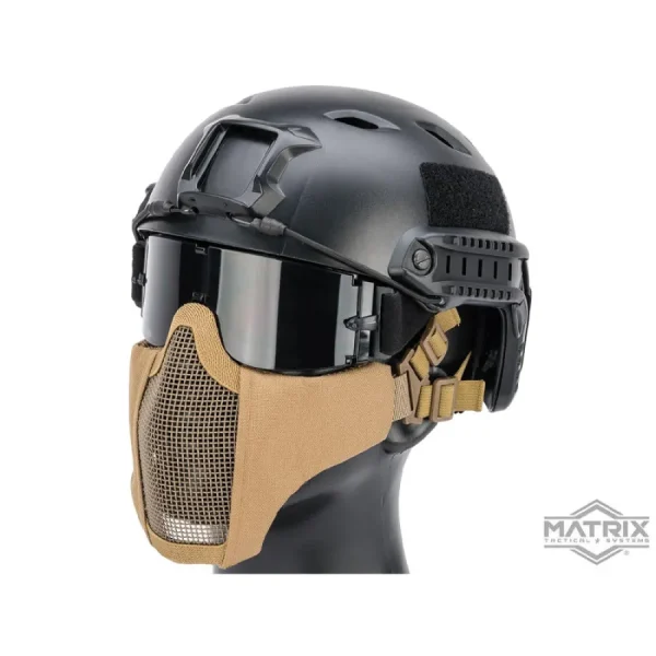 Matrix Iron Face Shield - Padded Low Profile Half Mask for Safety matrix iron face shield padded 0 1753372379 - SIMPLEAIRSOFTT