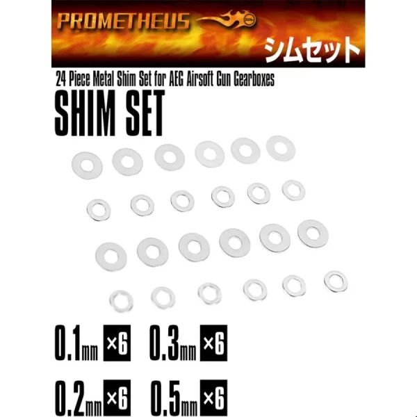 Precision Shim Set for Airsoft AEG Gearbox Upgrade precision shim set for airsoft 0 1753372111 - SIMPLEAIRSOFTT