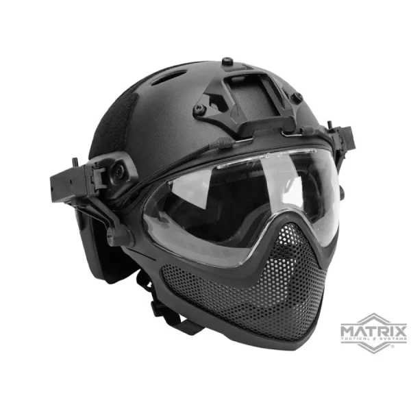 Steel Mesh Pilot Mask with Helmet Attachment for Motorcycles steel mesh pilot mask with hel 0 1753372385 - SIMPLEAIRSOFTT