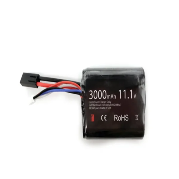 Titan 3000mAh 11.1V LiPo Brick Battery Pack - High Capacity titan 3000mah 111v lipo brick 0 1753371808 - SIMPLEAIRSOFTT