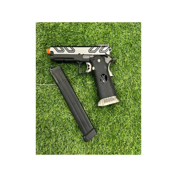 Used AW Custom HX23 Strike Queen Hi-Capa Gas Blowback Airsoft Pistol | Extended Mag used aw custom hx23 strike que 0 1753372289 - SIMPLEAIRSOFTT