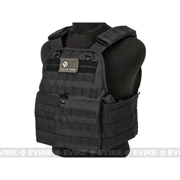VISM NcStar Black Tactical Plate Carrier - Durable & Lightweight vism ncstar black tactical pla 0 1753372450 - SIMPLEAIRSOFTT